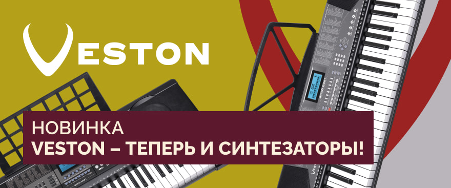 Новый учебный год — новые горизонты с синтезаторами Veston!