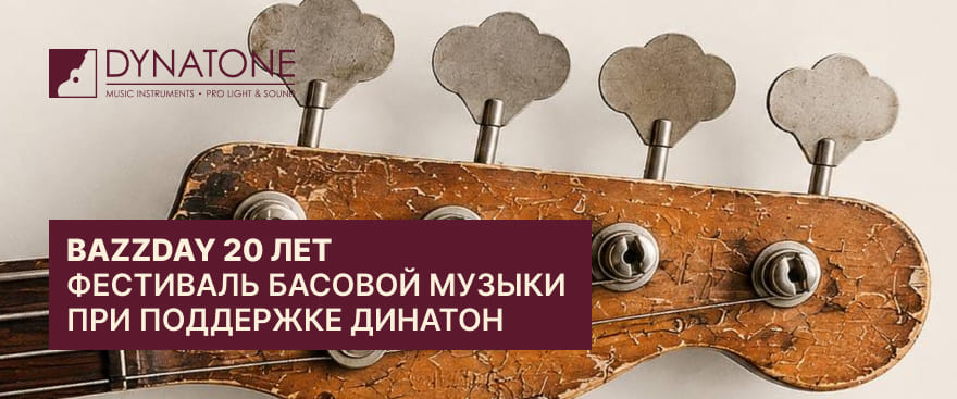 BazzDay 20 лет: фестиваль басовой музыки при поддержке Динатон