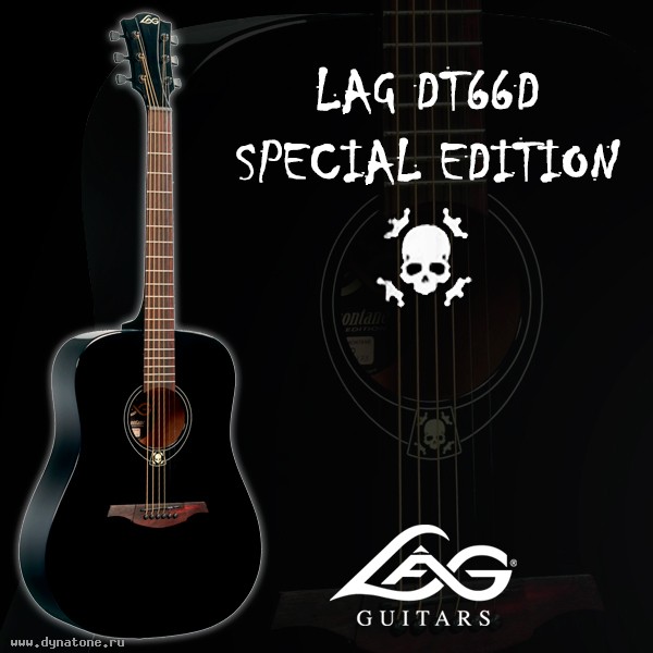 LAG GUITARS представили новую эксклюзивную модель - акустическую гитару LAG DT66D!