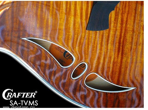Обзор полуакустической гибридной гитары CRAFTER SA-TVMS