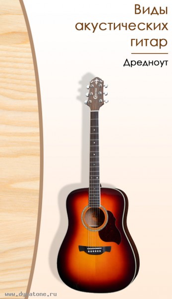 История гитары. Обзор акустических гитар. Типы и виды акустических гитар.