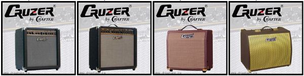 Комбоусилители для акустических, электро и бас-гитар Cruzer