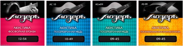 Струны российского производителя Мозеръ