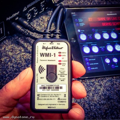 Новый беспроводной MIDI-интерфейс Hughes & Kettner WMI-1