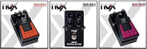 Педали эффектов NUX - гитарные примочки