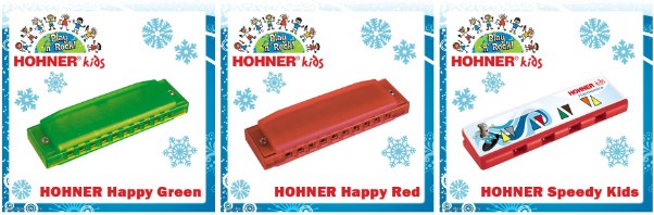Подарки к Новому Году - детские губные гармошки Hohner Kids!