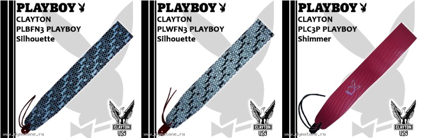 Гитарные ремни и медиаторы CLAYTON серии Playboy!
