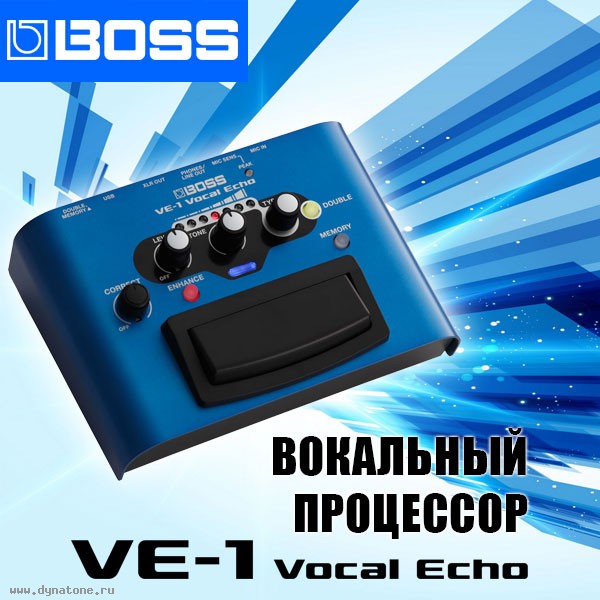 Вокальный процессор BOSS VE-1 VOCAL ECHO